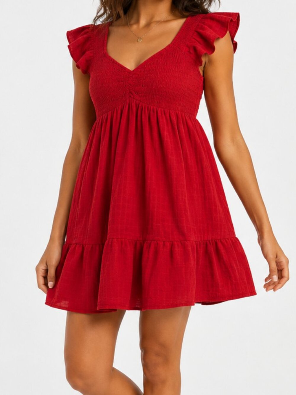 NWT Thirty/Thirty LA Smocked Mini Dress SMALL